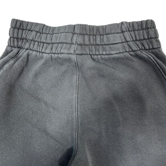 Nike Rayguns Fleece Shorts Boys XS Black Orange Yellow Sequins Spellout Summer - Picture 7 of 8